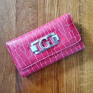 Guess Red Alligator Wallet